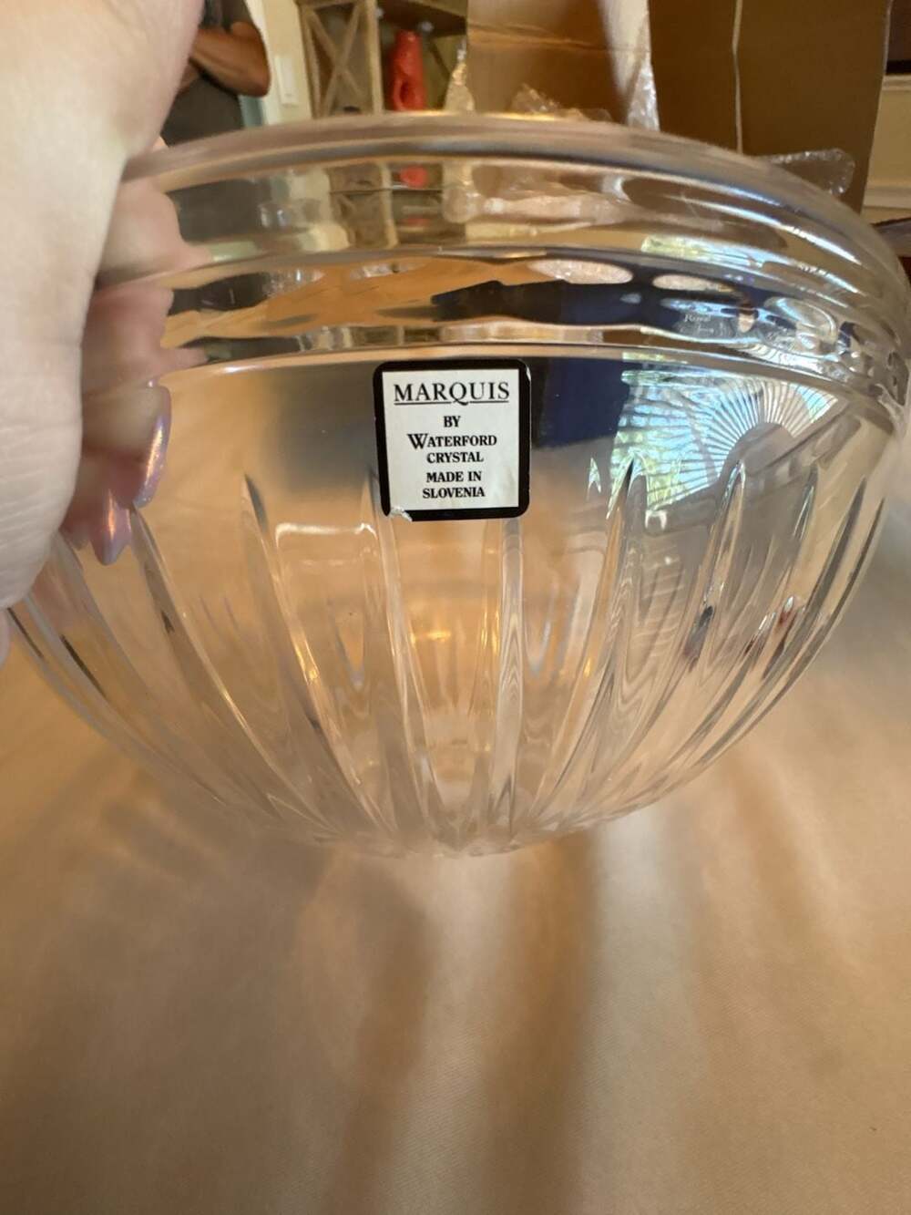 Marquis by Waterford Crystal 10" Serving Bowl with Original Sticker